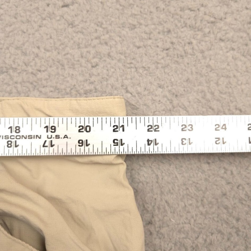 Columbia Omni-Wick Convertible Cargo Pants Mens 42x30 Khaki Hiking Belted - Picture 10 of 11